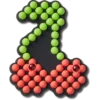 Beaded Cherry Jibbitz™-Anstecker