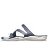 Blau-weisse Sandalen «Blue White»