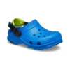 Blaue Sandalen mit flachem Absatz