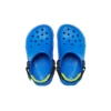 Blaue Sandalen mit flachem Absatz