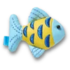 Blaue und goldene glitzernde Fisch-Jibbitz-Anstecker Blaue und goldene glitzernde Fisch-Jibbitz-Anstecker