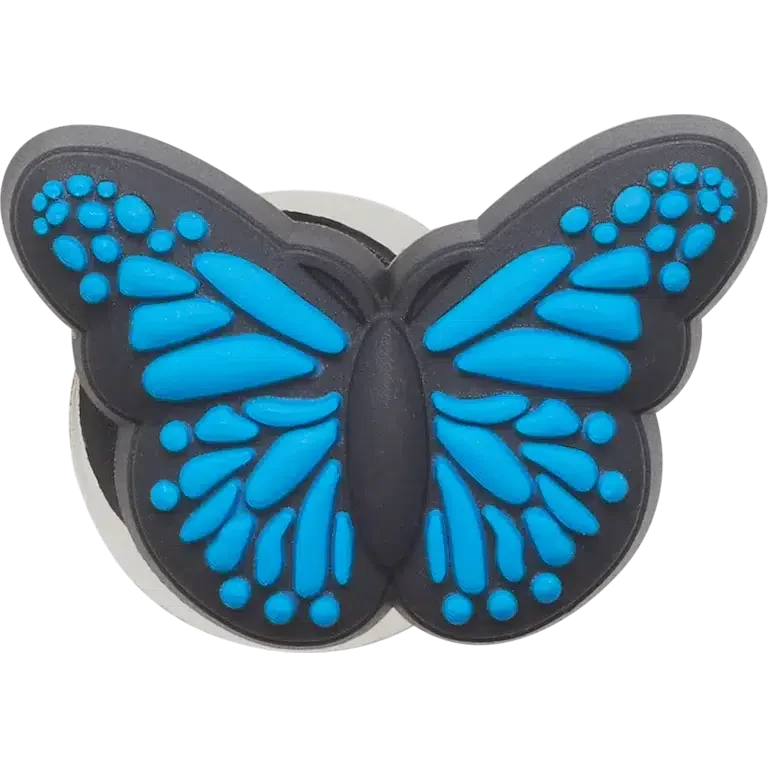 Blauer Schmetterling Jibbitz-Schuhanhänger Blauer Schmetterling Jibbitz-Schuhanhänger