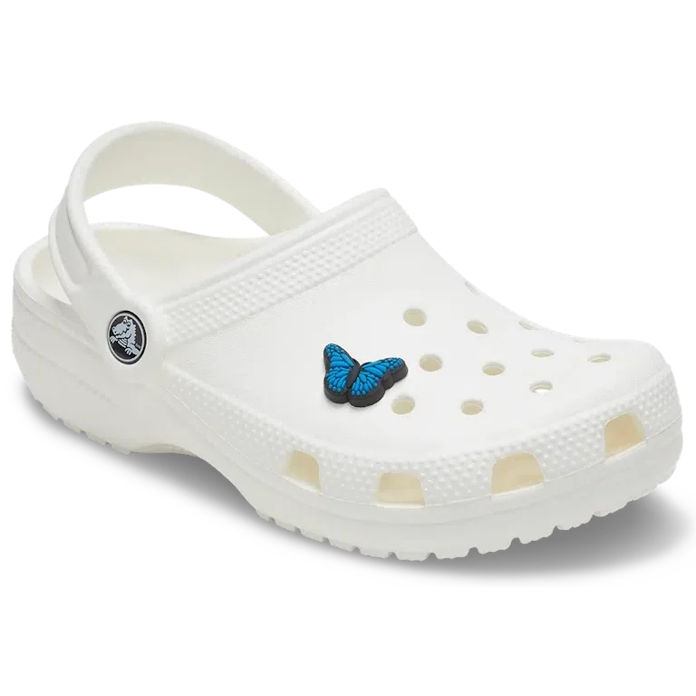 Blauer Schmetterling Jibbitz-Schuhanhänger Blauer Schmetterling Jibbitz-Schuhanhänger