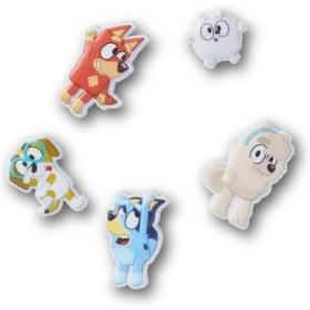 Bluey 5er-Pack Jibbitz-Schuhanhänger