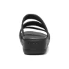 Boca Riemchen-Keilabsatz-Sandalen «Black»