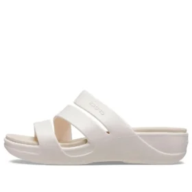 Boca Riemchen-Keilabsatz-Sandalen «White»