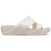 Boca Riemchen-Keilabsatz-Sandalen «White»
