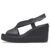 Brooklyn Cozy rutschfeste schwarze Sportsandalen