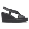 Brooklyn Cozy rutschfeste schwarze Sportsandalen