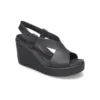 Brooklyn Cozy rutschfeste schwarze Sportsandalen