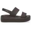 Brooklyn Croco Low Espresso Sandale «Brown»