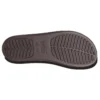 Brooklyn Croco Shine Slide Sandalen «Espresso»