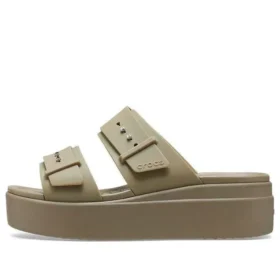 Brooklyn Low Wedge Sandale «Beige»