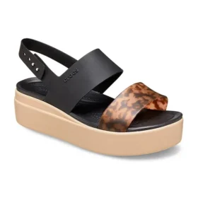 Brooklyn Tort Low Wedge «Schwarz-Braun»