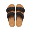 Brooklyn Woven Buckle Sandalen «Schwarz-Braun»