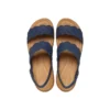 Brooklyn Woven Wedge Sandalen «Blue Brown»