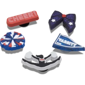 Cheer 5er-Pack Jibbitz-Anstecker