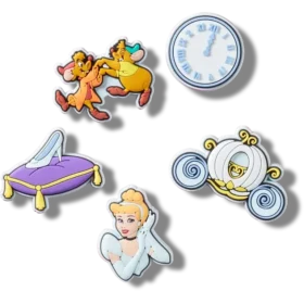 Cinderella 5er-Pack Jibbitz-Anstecker