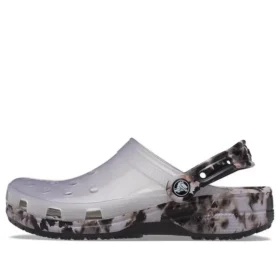 Classic Bleach Clogs «Translucent Black White»