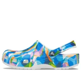 Classic Bubble-Block-Clogs «Blue Multi»