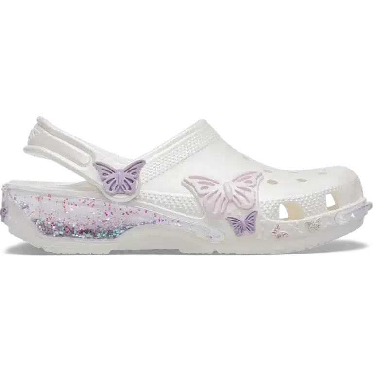 Classic Butterfly Sparkle Shaker Clog für Kinder Classic Butterfly Sparkle Shaker Clog für Kinder