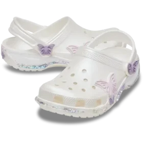 Classic Butterfly Sparkle Shaker Clog für Kinder