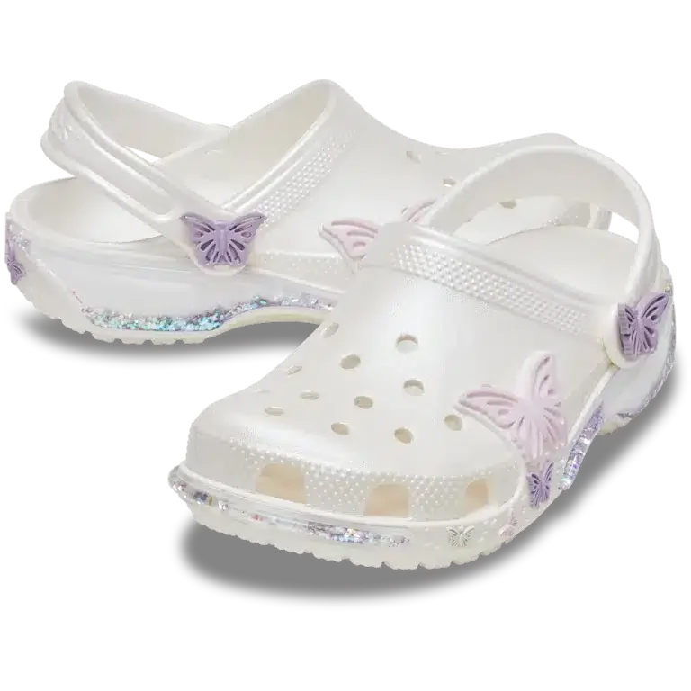 Classic Butterfly Sparkle Shaker Clog für Kinder Classic Butterfly Sparkle Shaker Clog für Kinder