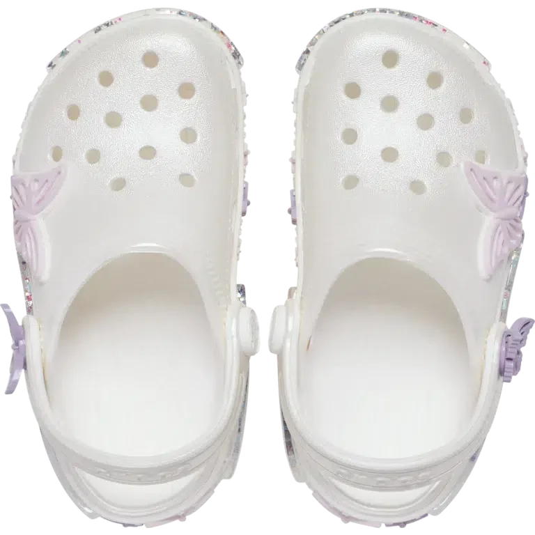 Classic Butterfly Sparkle Shaker Clog für Kleinkinder Classic Butterfly Sparkle Shaker Clog für Kleinkinder