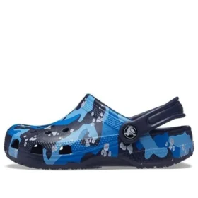 Classic Camo Clogs «Blau Schwarz»
