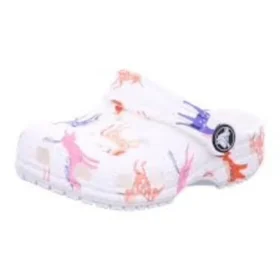 Classic Character Print Clog K «White Red Blue»