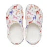 Classic Character Print Clog K «White Red Blue»