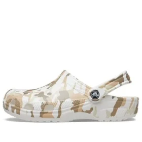 Classic Clog Camouflage-Print Beach «White Camouflage»
