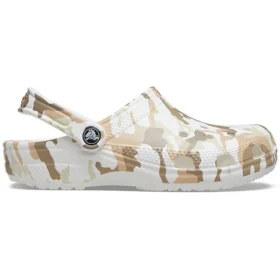Classic Clog Camouflage-Print Beach «White Camouflage»