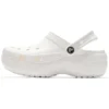 Classic Clog Clouds Retro-Strandschuh Weiss