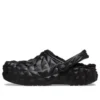Classic Clog Lined Geometric «Schwarz»