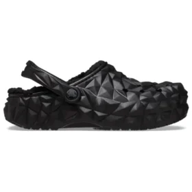Classic Clog Lined Geometric «Schwarz»