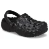 Classic Clog Lined Geometric «Schwarz»