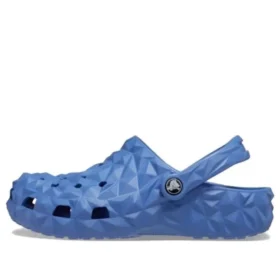 Classic Clog mit geometrischem Muster «Elemental Blue»