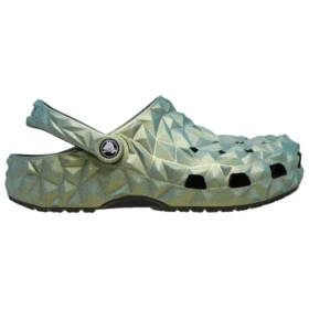Classic Clog mit geometrischem Muster «Green»