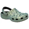 Classic Clog mit geometrischem Muster «Green»
