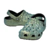 Classic Clog mit geometrischem Muster «Green»