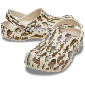 Classic Clog mit Süsswasserfisch-Motiv
