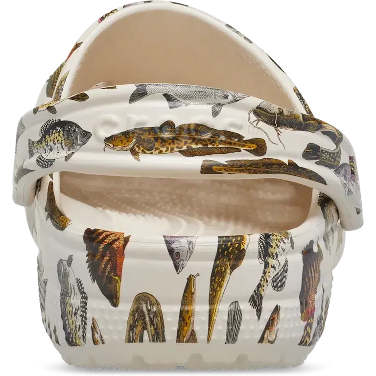 Classic Clog mit Süsswasserfisch-Motiv Classic Clog mit Süsswasserfisch-Motiv