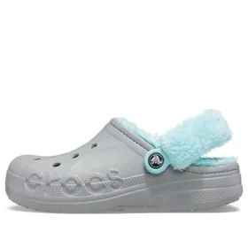 Classic Clog, warm und mit Fleece gefüttert «Grau-Blau»