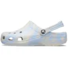 Classic Clog with Marbled Pattern «Blue Calcite Multi»