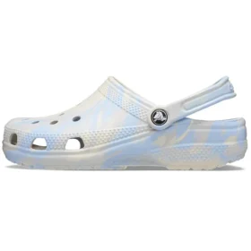 Classic Clog with Marbled Pattern «Blue Calcite Multi»