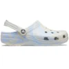 Classic Clog with Marbled Pattern «Blue Calcite Multi»