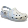 Classic Clog with Marbled Pattern «Blue Calcite Multi»