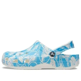 Classic Clogs mit Duke-Print «Blau-Weiss»