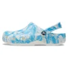 Classic Clogs mit Duke-Print «Blau-Weiss»